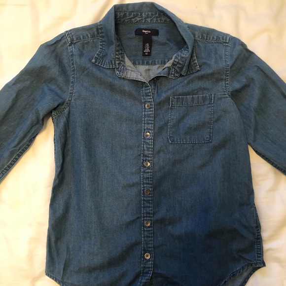 Girls denim button down - Picture 1 of 3